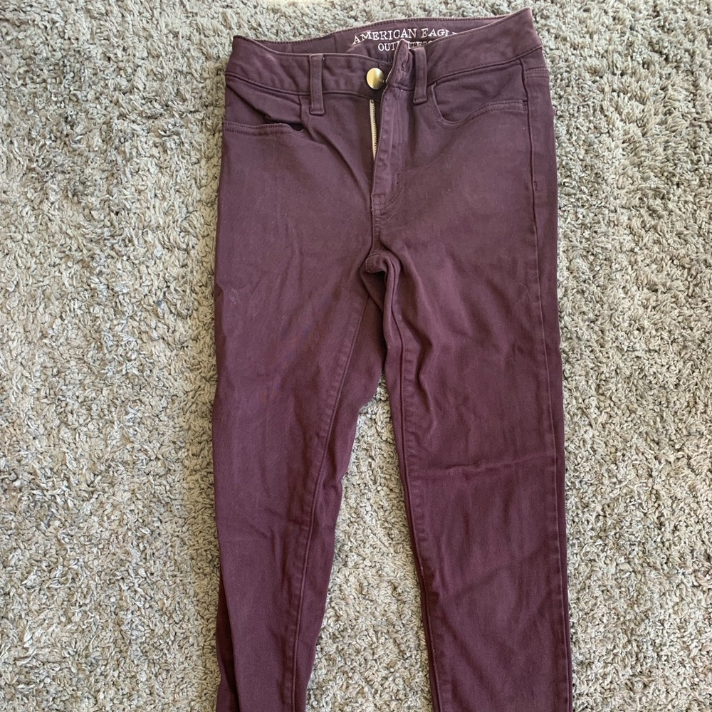 Wine jeggings